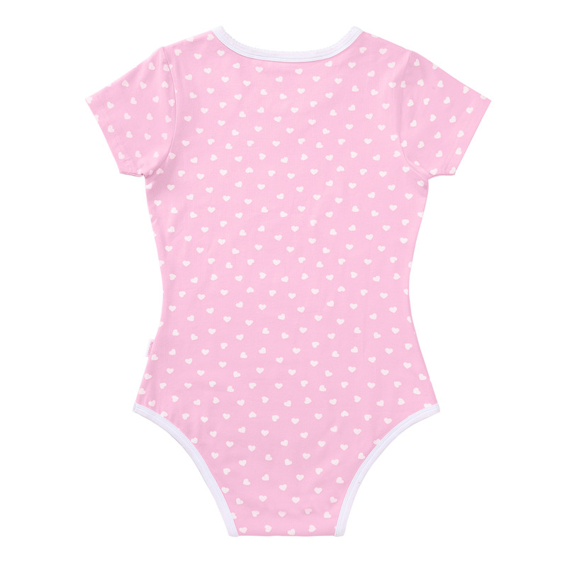 Precious Ruffled Bow Detachable Bib Onesie