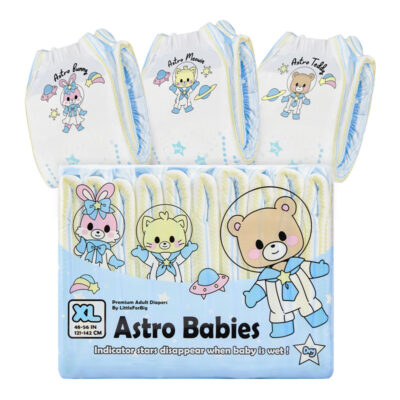 Astro Babies Adult Diapers 10 Pieces Pack(M)/(L)/(XL)