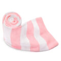 Knee High School Girl Long Striped Socks – Pink and Black