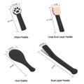 BDSM Cowhide Leather Paddle Set