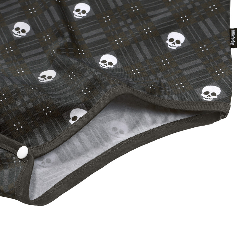 Goth Plaid Onesie Bodysuit