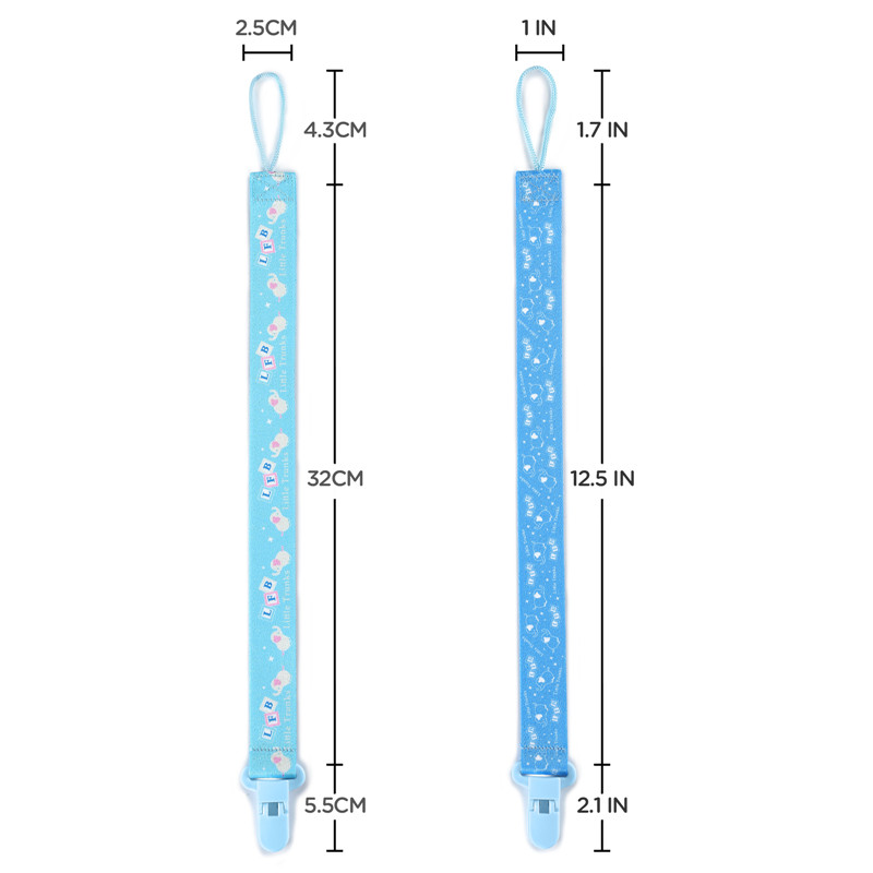 Little Trunks 3 Paci Clip Set