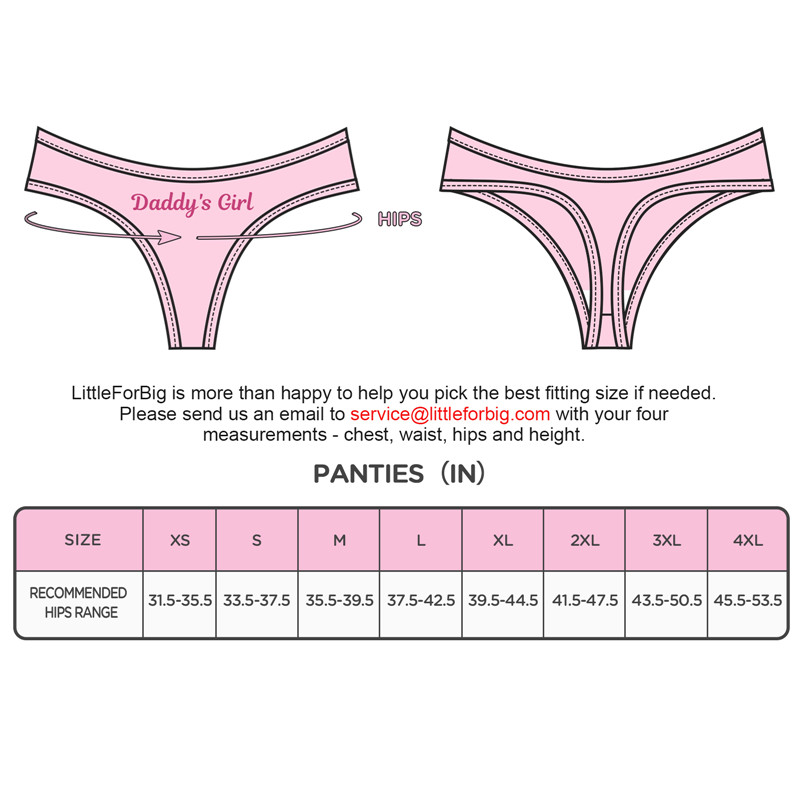 Daddy&apos;s Girl Sexy Thong Panties Set