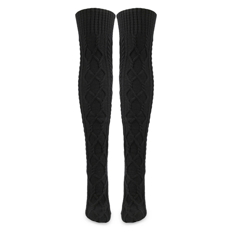 Knee High Knitted Boot Socks
