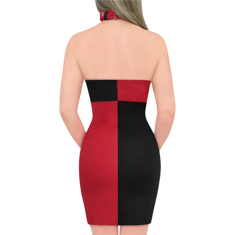 Mad Love Overall Vampy Collared Bodycon Mini Dress