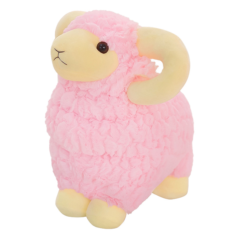 Cute Lamb Stuffed Animal Plush Toy – Pink