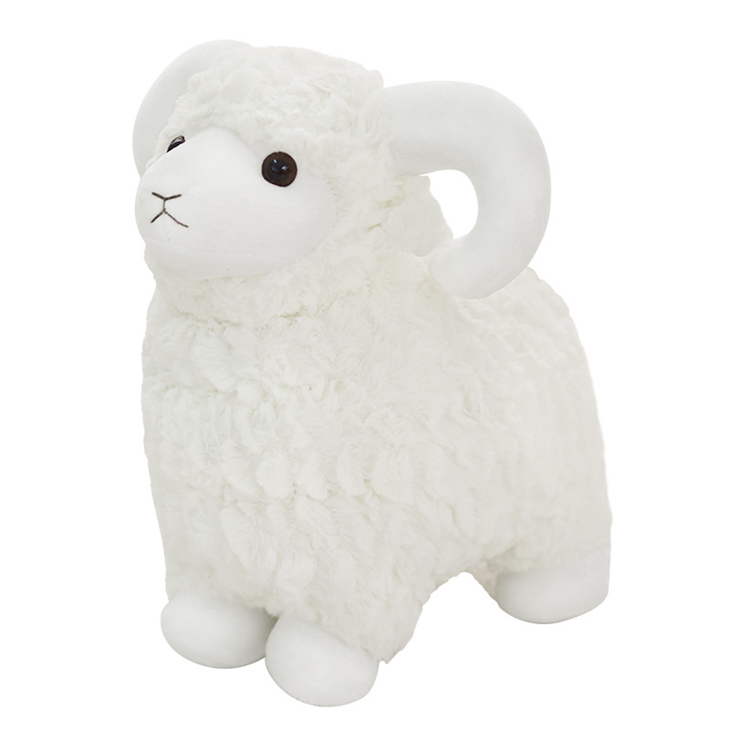 Cute Lamb Stuffed Animal Plush Toy – White
