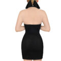 Vampire Collared Bodycon Mini Dress