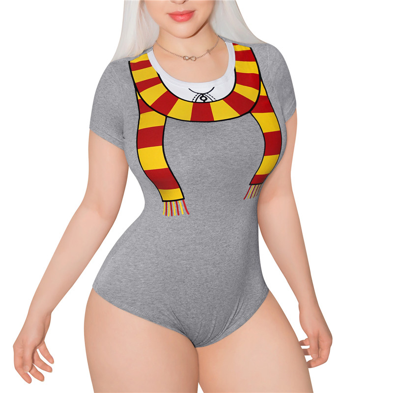 Wizard School Winter Onesie Bodysuit Red