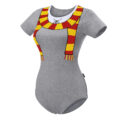 Wizard School Winter Onesie Bodysuit Red