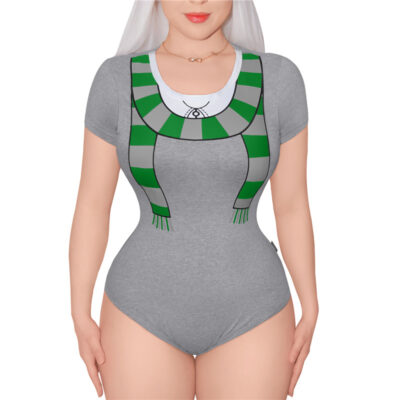 Wizard School Winter Onesie Bodysuit Green