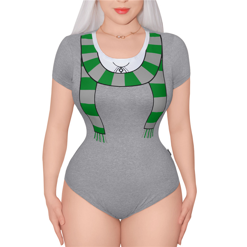 Wizard School Winter Onesie Bodysuit Green