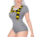 Wizard School Winter Onesie Bodysuit Yellow