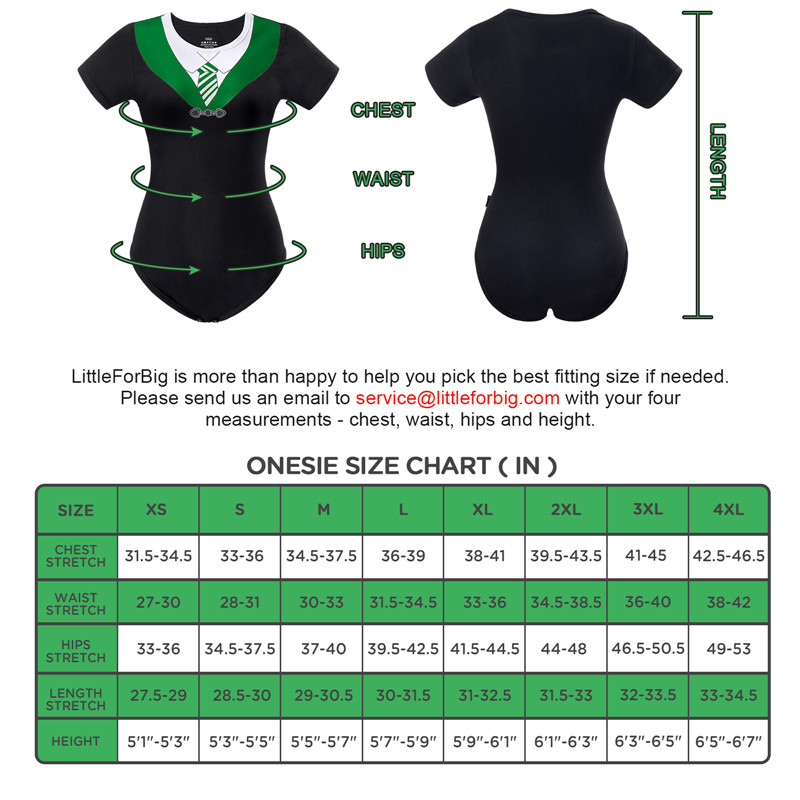 Wizard School Robe Onesie Bodysuit Green