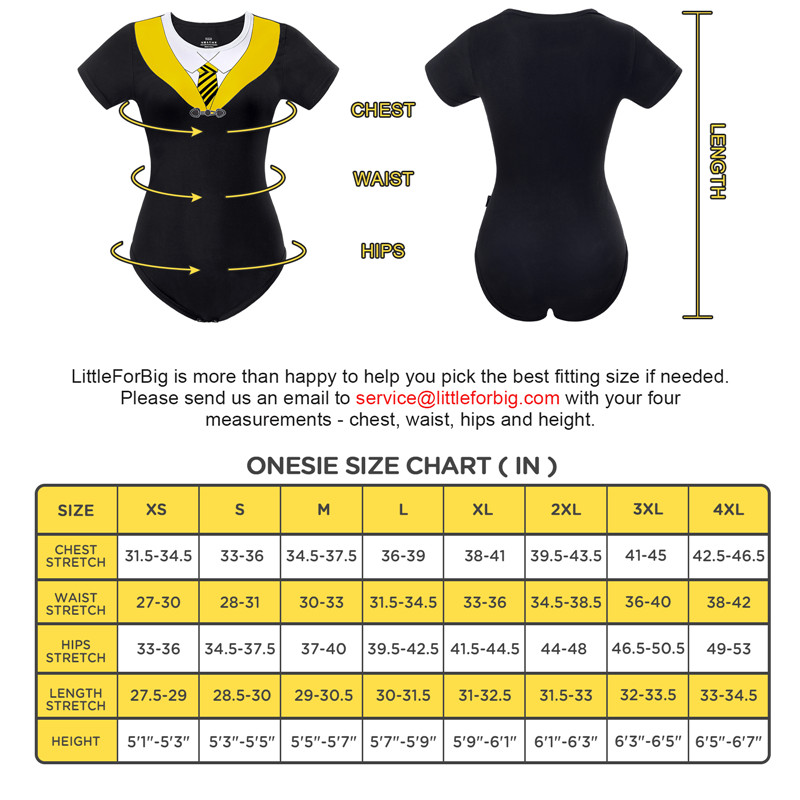 Wizard School Robe Onesie Bodysuit Yellow