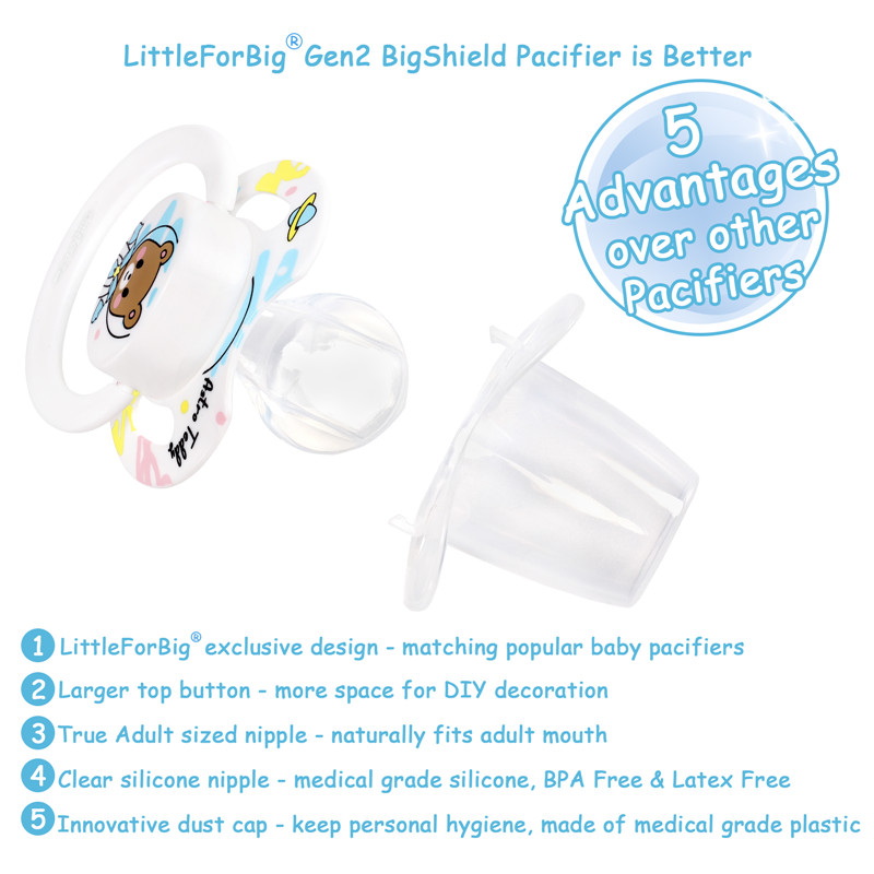 Gen2 BigShield Pacis  Astro Babies White Teddy Pattern