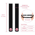 Plus Size 3D Paw Pad Long Silk Stockings