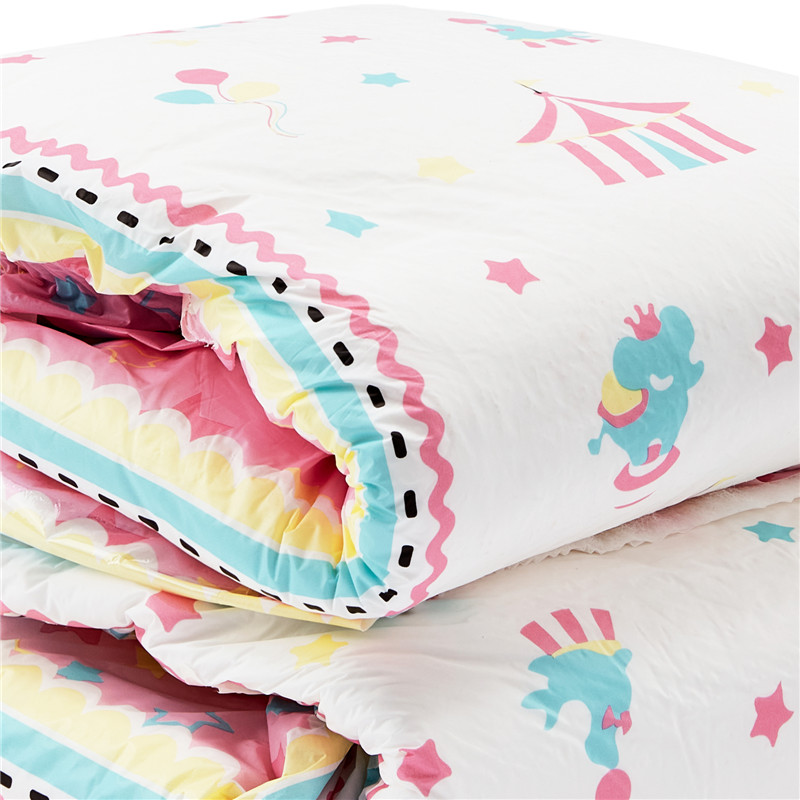 Little Circus Adult Printed Diapers 2 Pieces Pack 4 Prints Random Assorted(M)/(L)