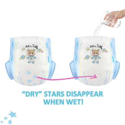 Astro Babies Adult Printed Diapers 2 Pieces Pack 3 Prints Random Assorted(M)/(L)/(XL)