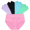 High Waist Wide &apos;Comfort Waistband&apos; 5 Pack Panties Set