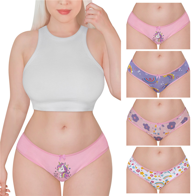 Unicorn 4 Pack Panties Set
