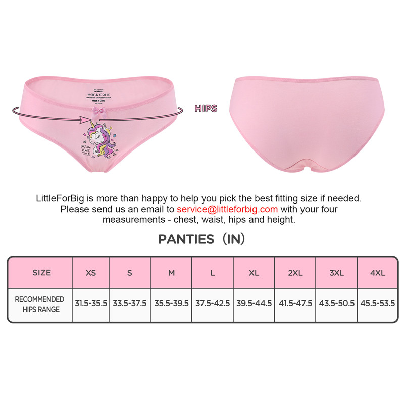 Unicorn 4 Pack Panties Set