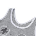 Let&apos;s Play GamerGirl Cosplay Bralette 2 Piece Sportsbra Boyshort Loungewear Set Grey