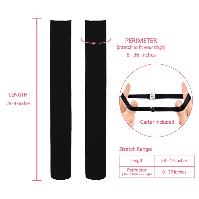 Plus Size Long Silk Stockings