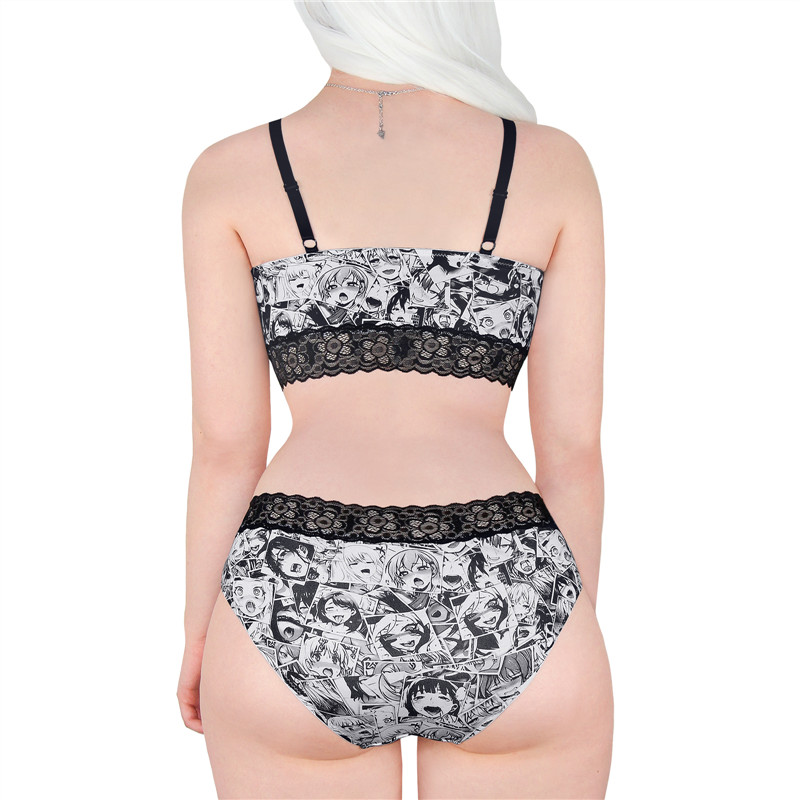 UwU Anime Girl Bralette Set