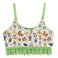 Cottagecore Forest Animals Bralette Set