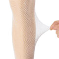 High Waist Night-Glow Fishnet Mesh Tights 2 Pairs Stockings – Small Grid Patterns