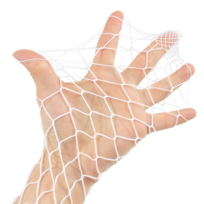 High Waist Night-Glow Fishnet Mesh Tights 2 Pairs Stockings – Large Grid Patterns