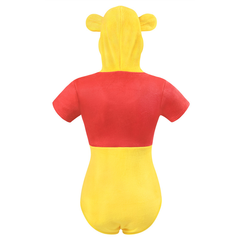 Honey Bear Plush Onesie Bodysuit