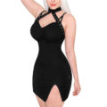 Black Coven Bodycon Dress