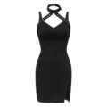 Black Coven Bodycon Dress