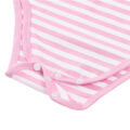 Essential Striped Adult Onesie Pink