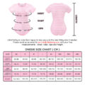 Essential Striped Adult Onesie Pink