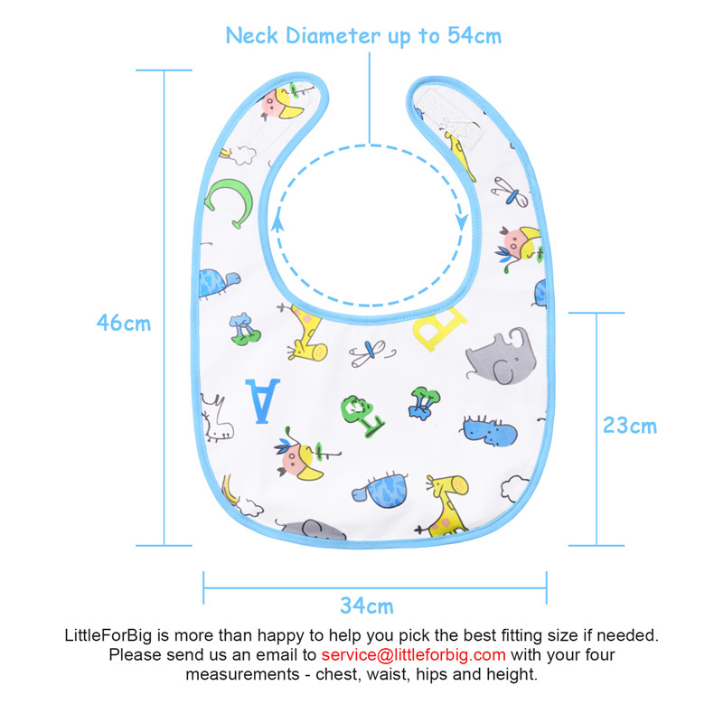 Giraffe and Zoo Animals Adult Bib