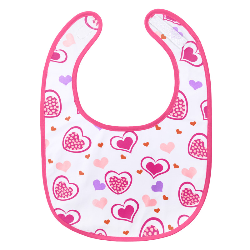 Princess Hearts Adult Bib