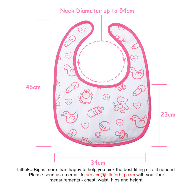 Nursery Pink Adult Bib