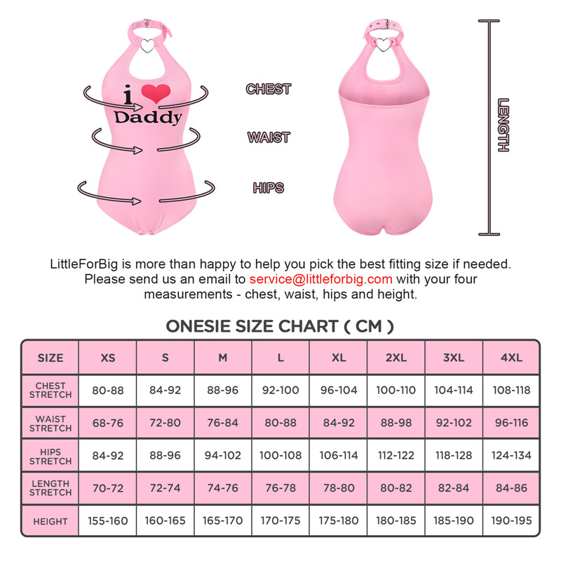 Heartbreaker Collared Onesie-I Love Daddy Pattern