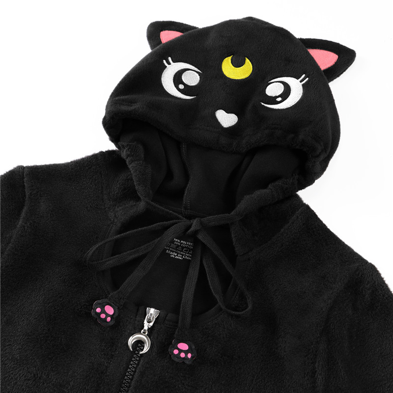 Black Cat Luna Onesie Bodysuit