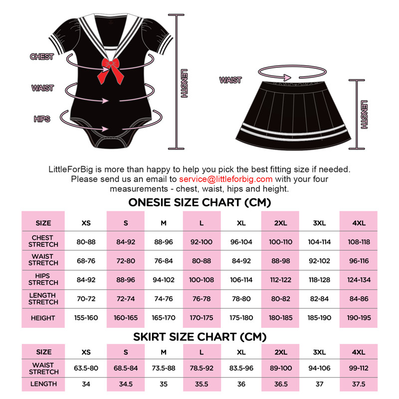 Low Cut Magical Girls Onesie Skirt Set Black