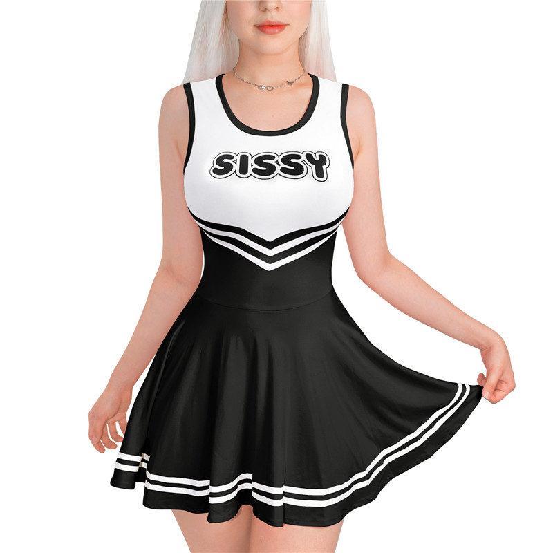 Black Gym wear Set, Sissy Black Active Set