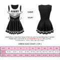 Cheer Sissy Mini Dress Black