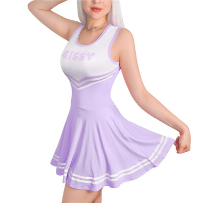 Cheer SissyUniversity Mini Dress Purple