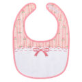 Pink Floral Babydoll Bib