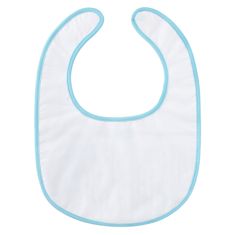 Blue Floral Babydoll Bib