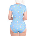 Cutie Bunny in Space Onesie Blue