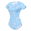 Cutie Bunny in Space Onesie Blue